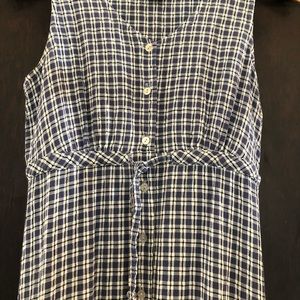 Vintage The Limited Picnic Plaid Midi dress